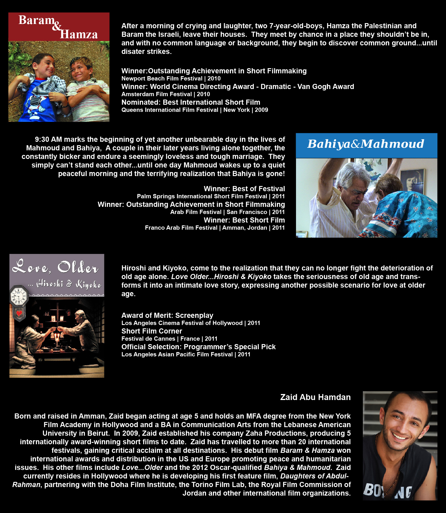 description of films